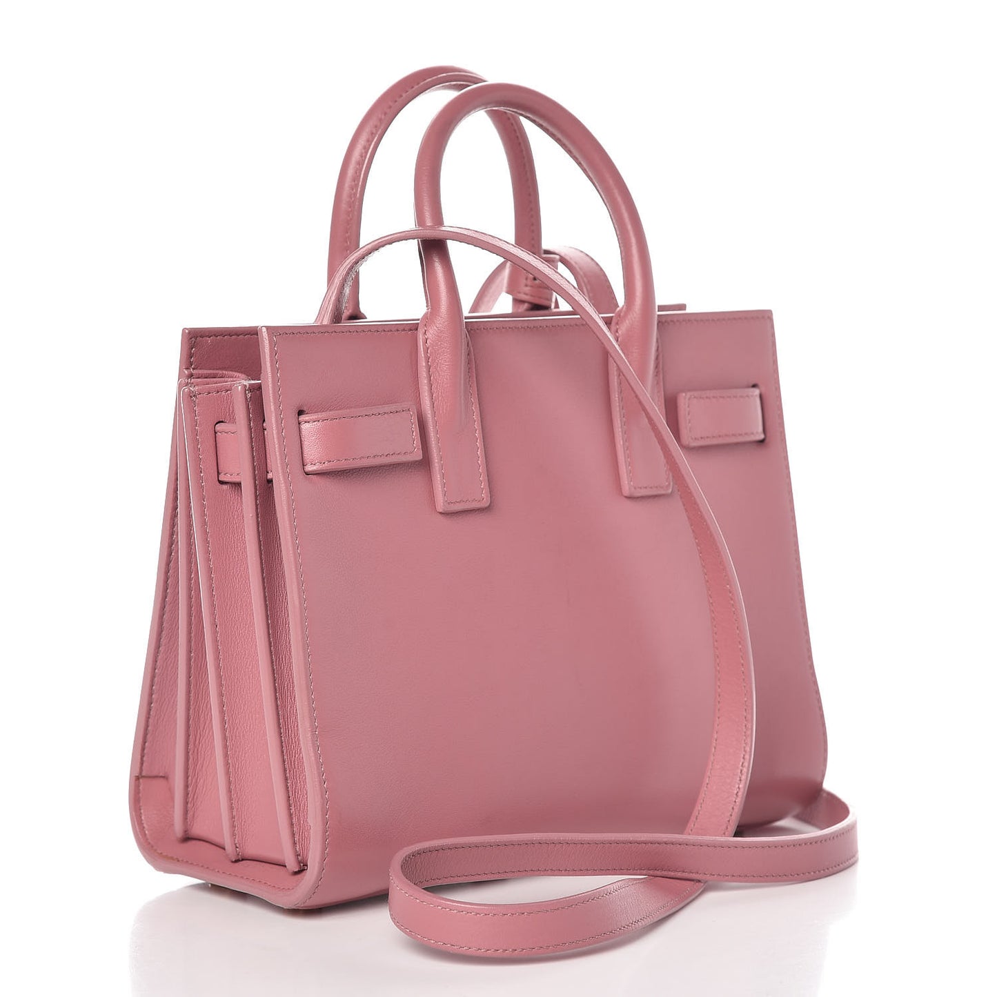 Calfskin Nano Sac De Jour Rose Dark