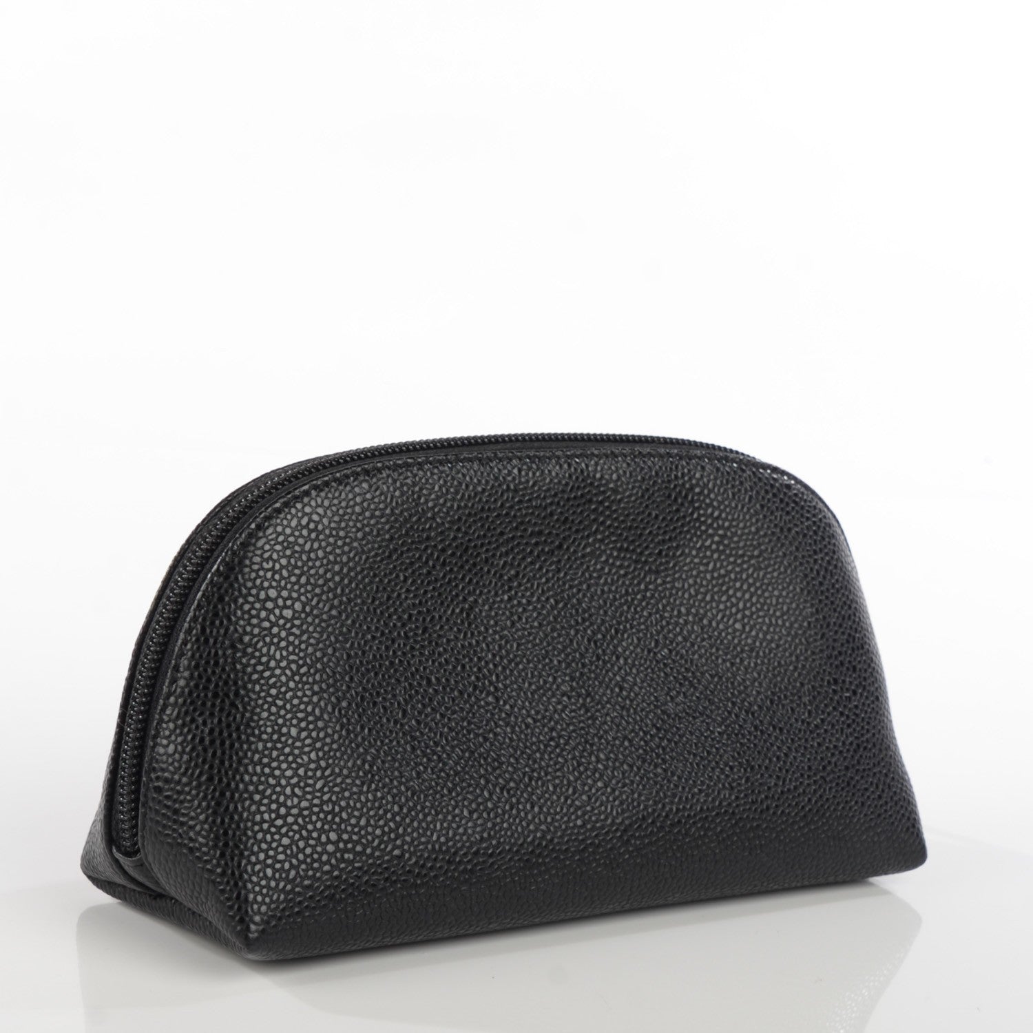 Chanel Caviar Timeless CC Cosmetic Pouch Black 3 of 8