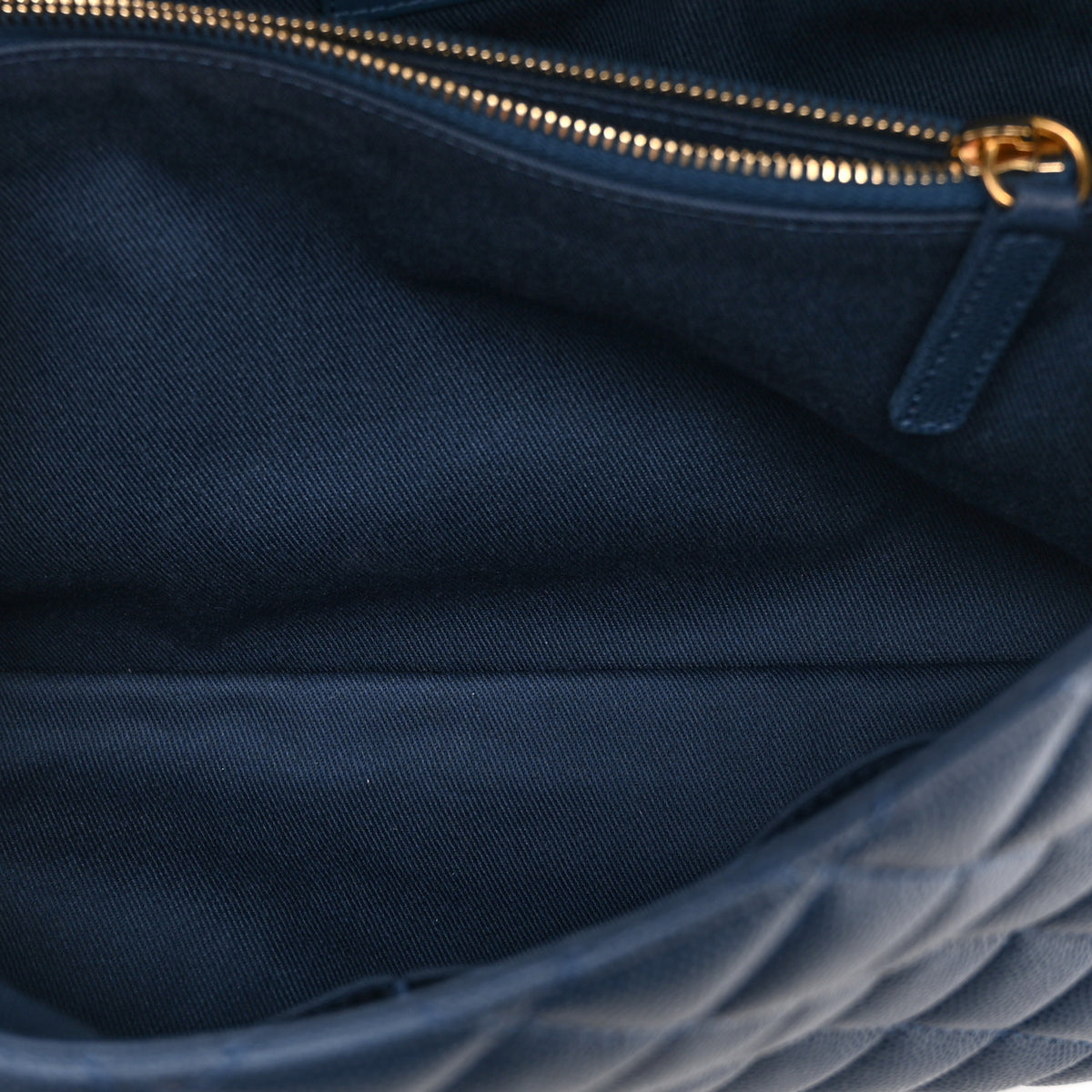 Chanel Caviar Quilted Medium Coco Handle Flap Blue 6 of 12