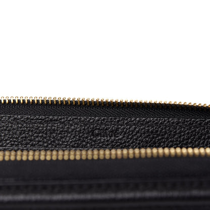 Chloe Grained Calfskin Paraty Long Zip Around Wallet Black 6 of 9