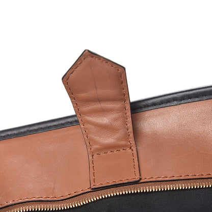 Fendi Vitello Century Opaco F is Fendi Bi-Color Regular Runaway Satchel Corteccia Black 9 of 22
