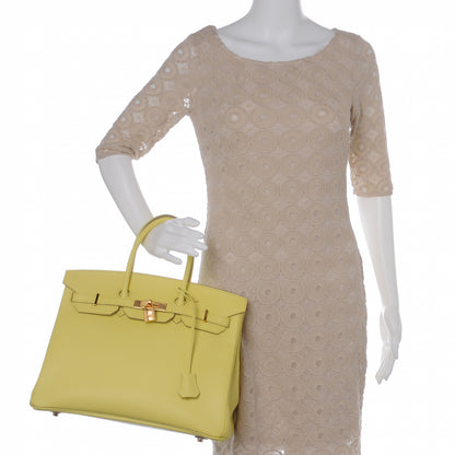 Hermes Epsom Birkin 35 Soufre Sulfur 2 of 11