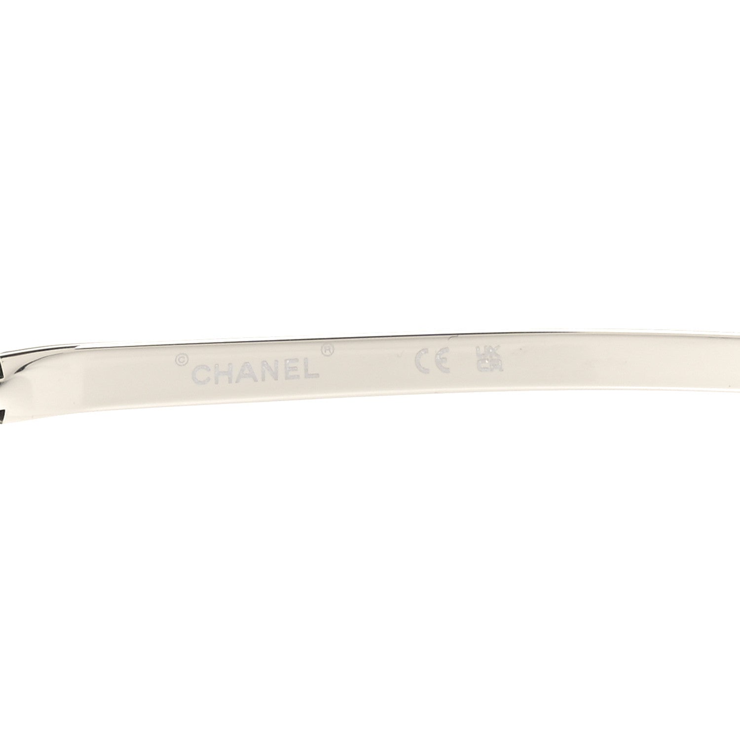 Chanel Metal Crystal CC Oval Sunglasses 71560 Silver 6 of 6