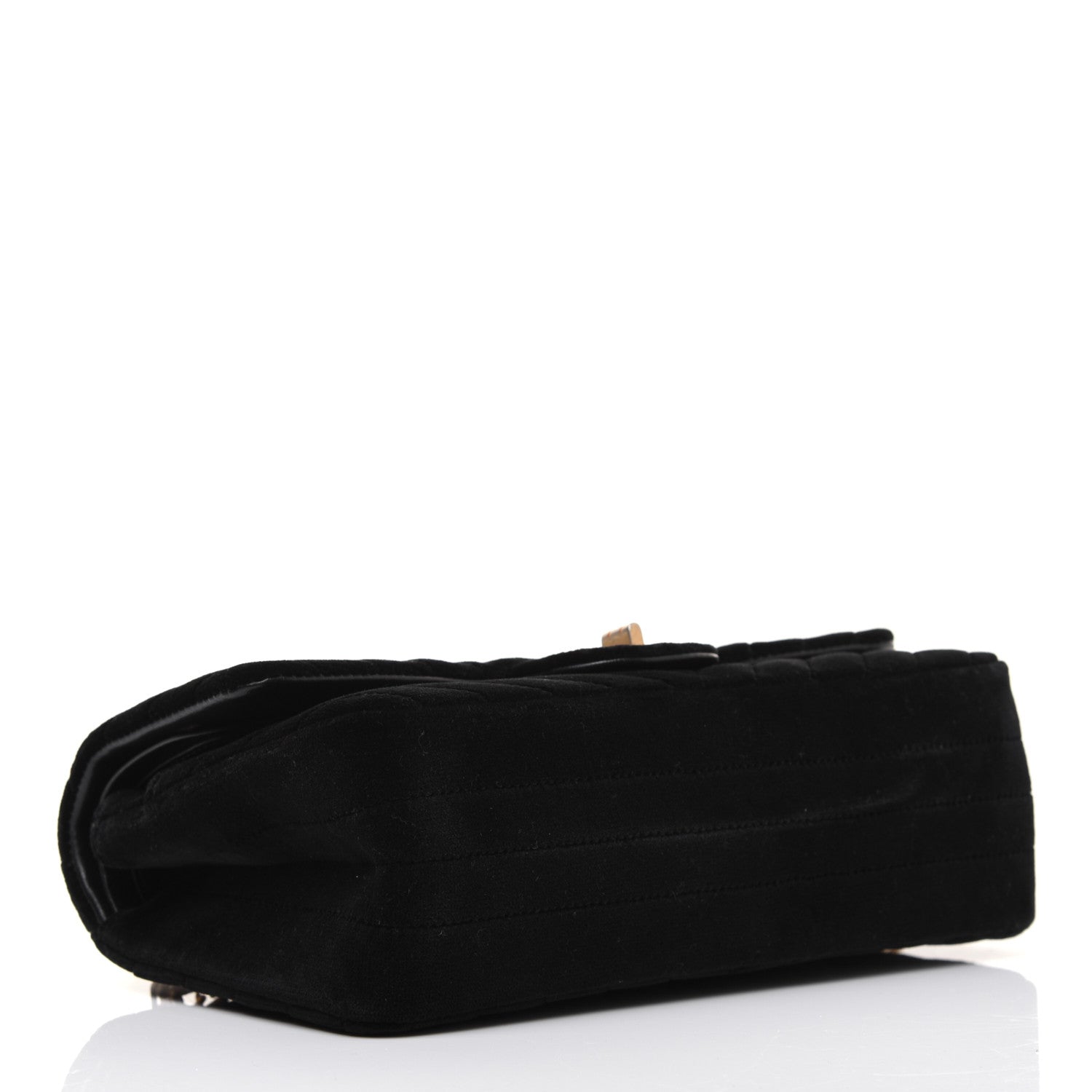 Chanel Velvet Chevron Quilted 2.55 Reissue 225 Flap Black 4 of 17