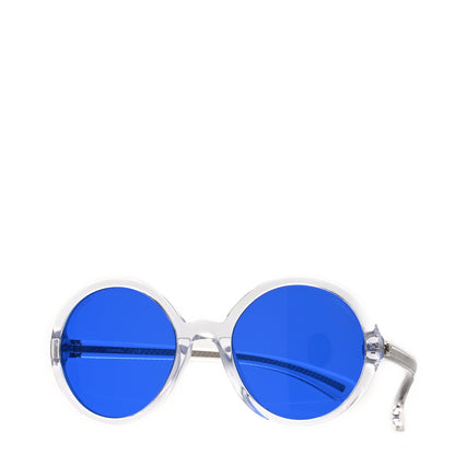 Chanel Acetate Round Sunglasses 71287A Blue 1 of 7