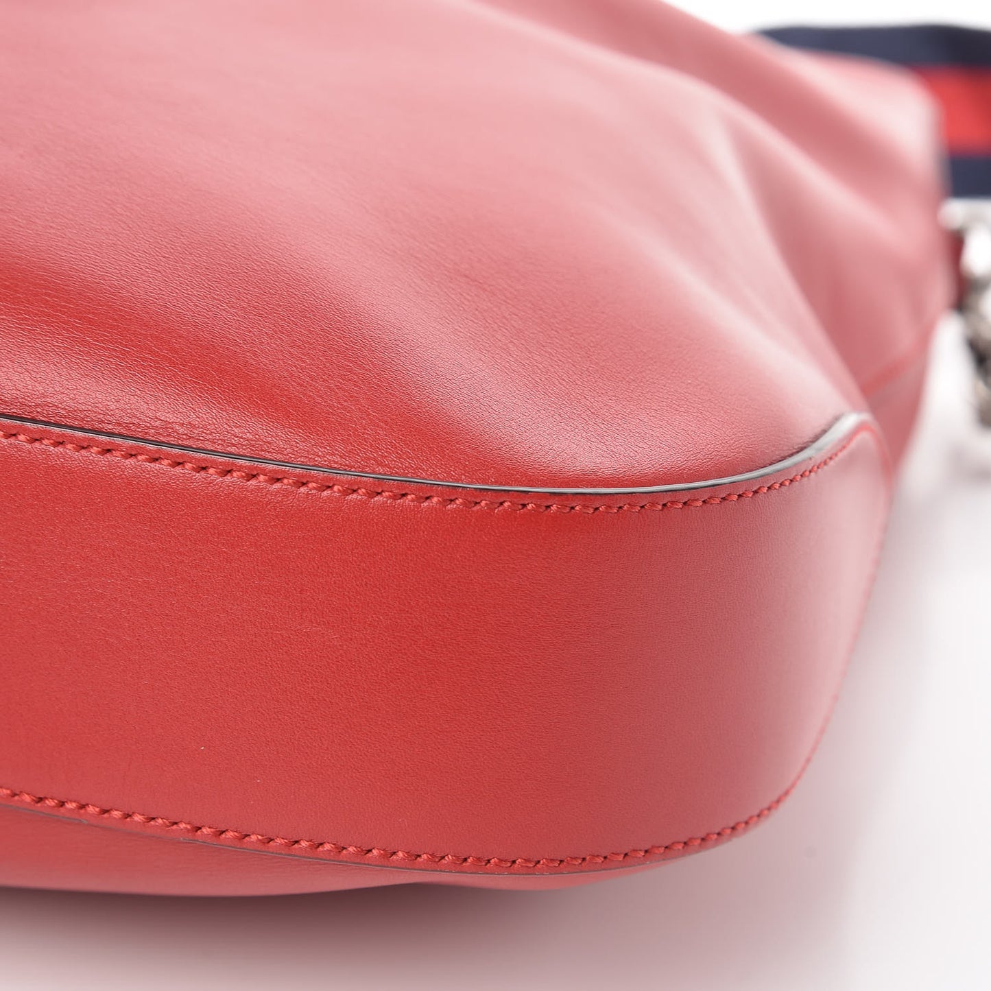 Calfskin Web Medium Dionysus Hobo Red