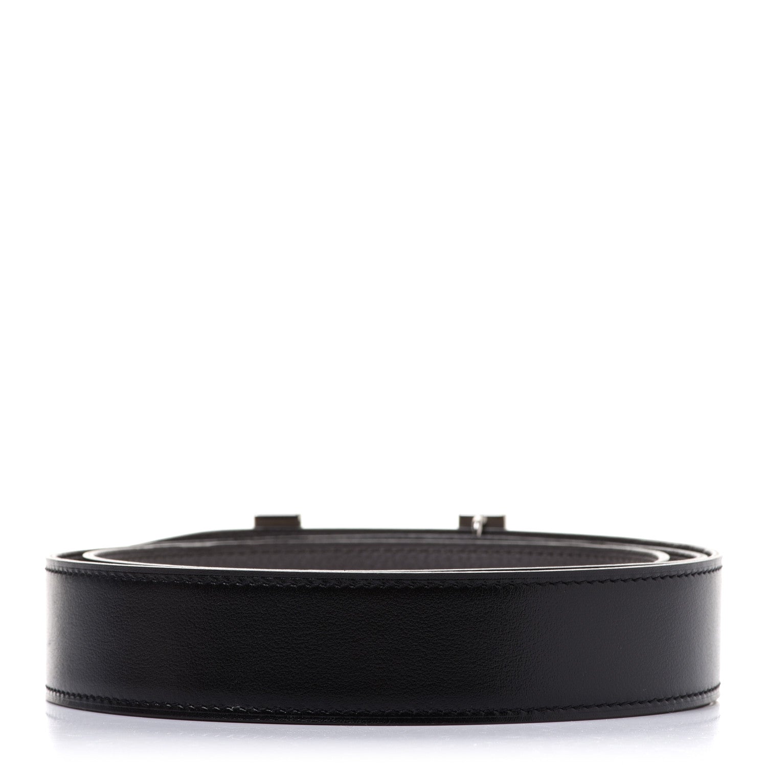 Hermes Box Togo 32mm Quizz H Belt 95 Black Etain 2 of 10