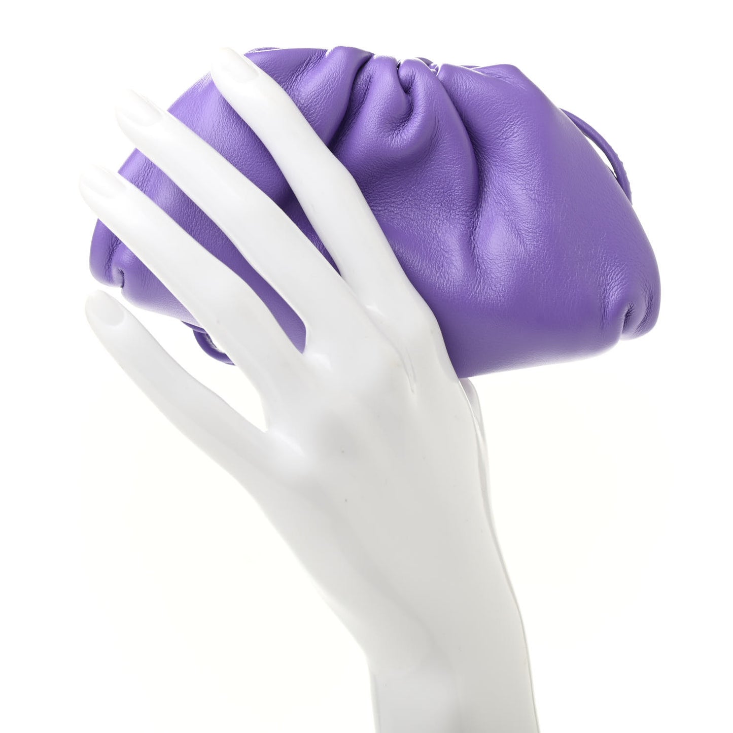 Butter Calfskin Coin Purse Purple