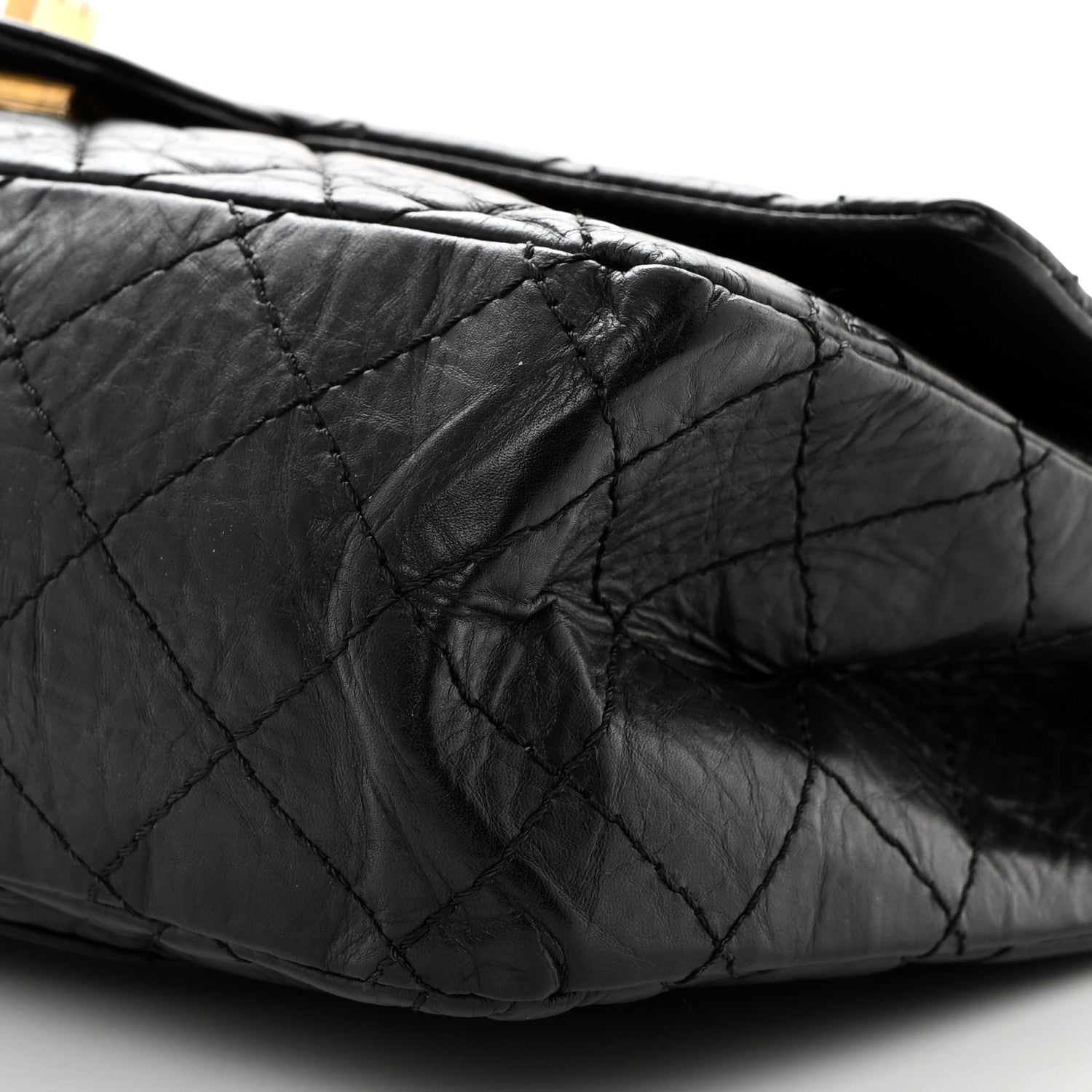 Chanel Aged Calfskin Quilted 2.55 Reissue 226 Flap Black 10 of 10