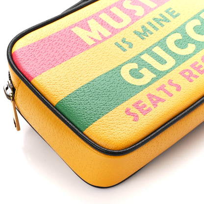 Gucci Textured Dollar Calfskin Music is Mine Belt Bag 90 36 Crop Multicolor Black 10 of 11