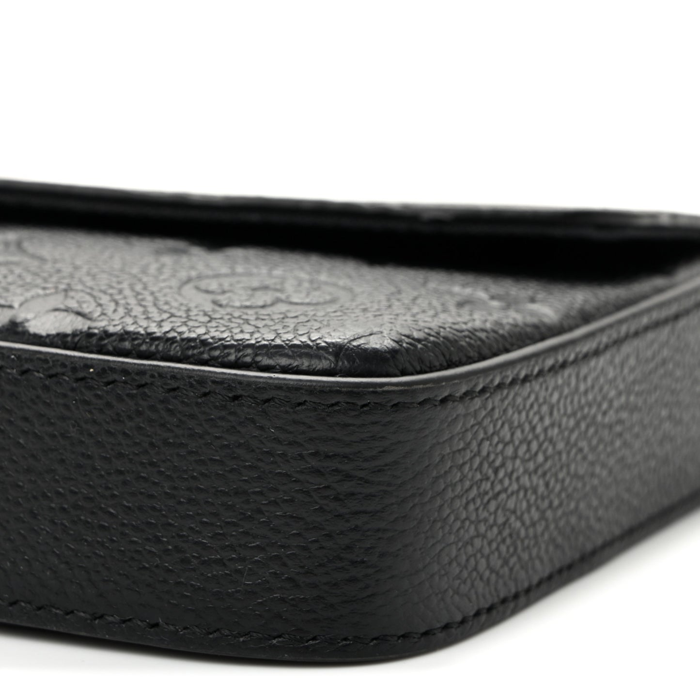 Empreinte Pochette Felicie Chain Wallet Black