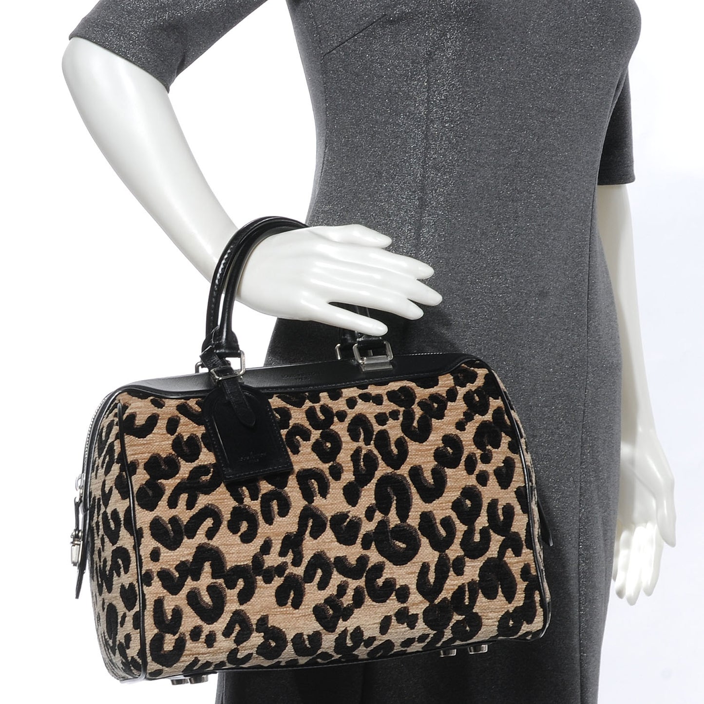 Jacquard Velvet Leopard Print Stephen Sprouse Speedy