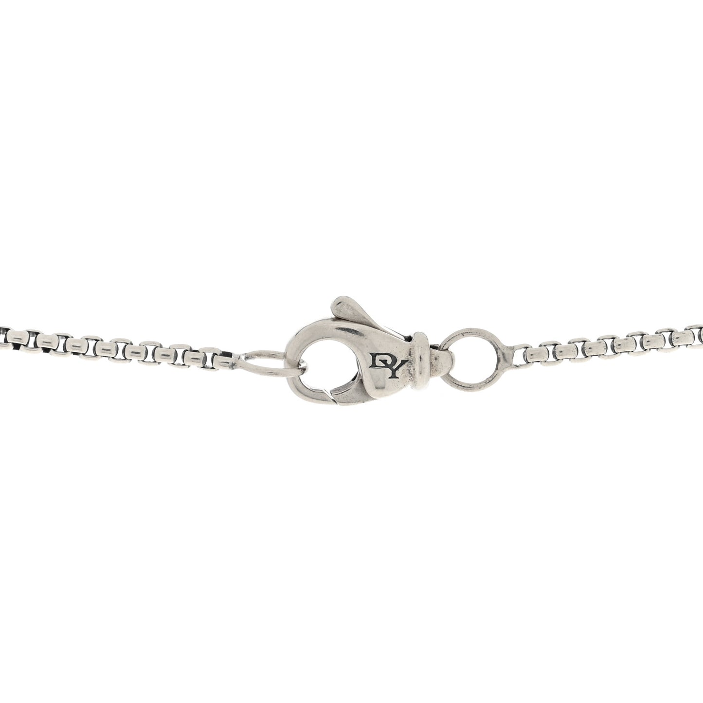 Sterling Silver Diamond Black Orchid 7mm Petite Albion Necklace