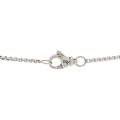 David Yurman Sterling Silver Diamond Black Orchid 7mm Petite Albion Necklace 5 of 5