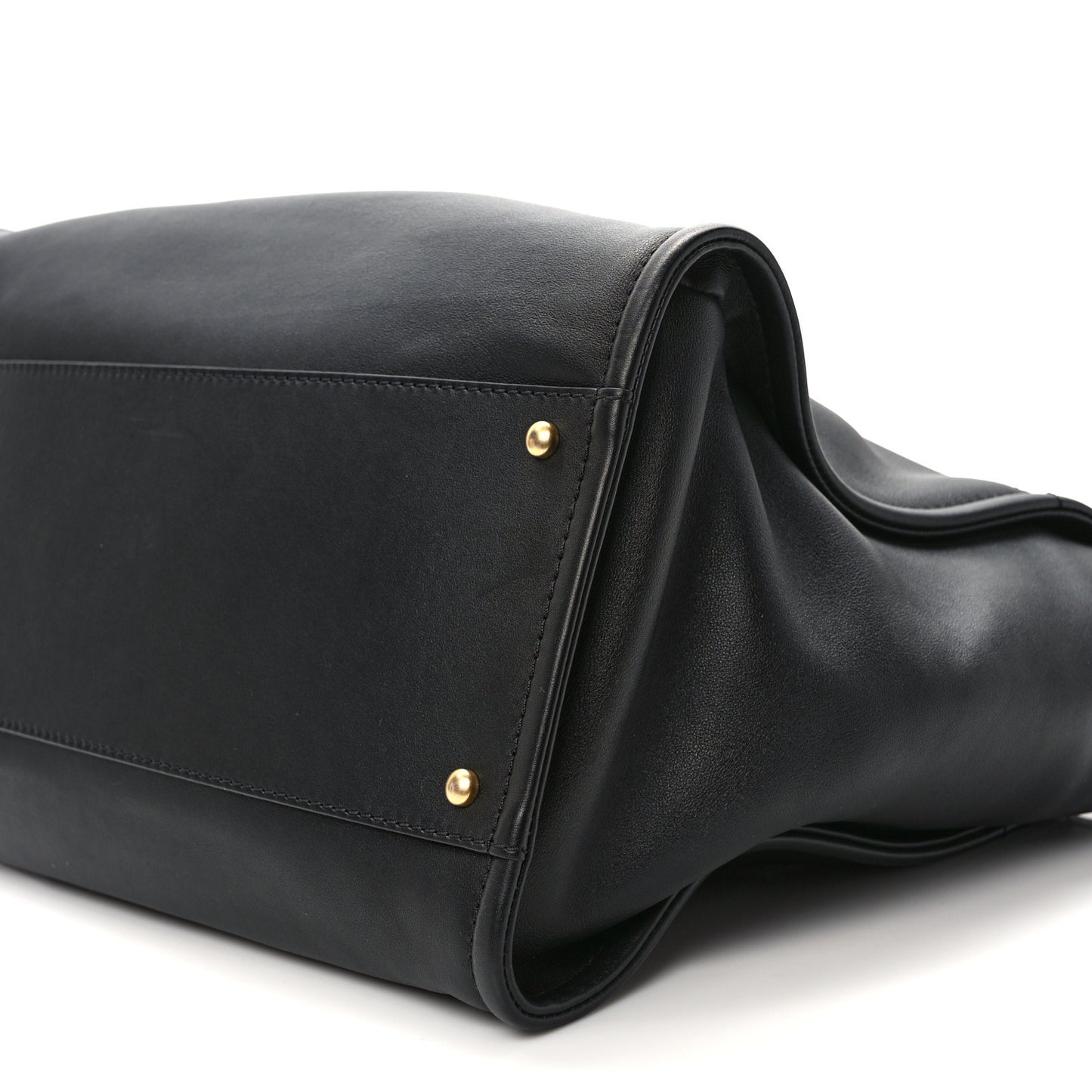 Calfskin Medium Deauville Tote Black Multicolor