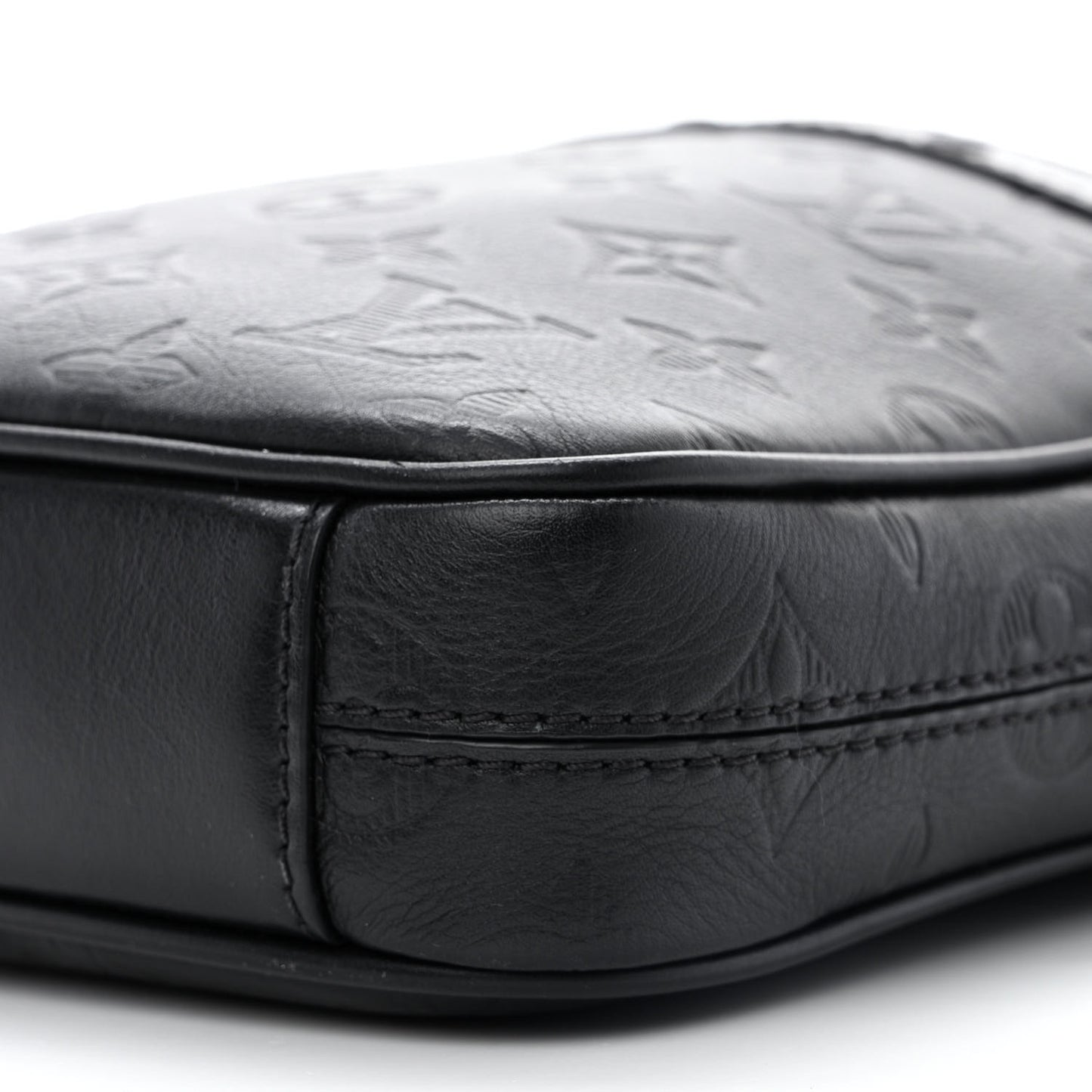 Calfskin Monogram Shadow Danube PM Black