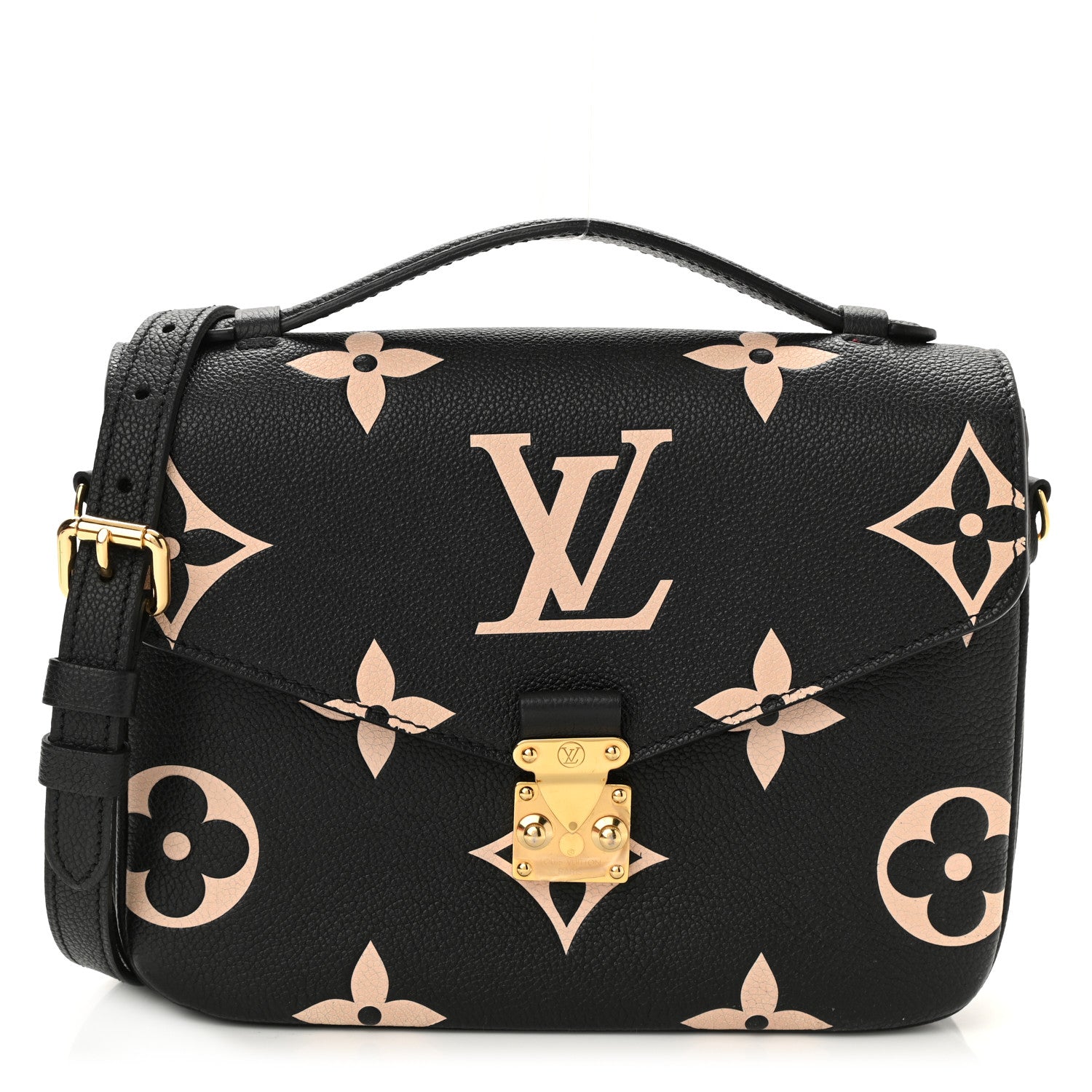 Louis Vuitton Empreinte Monogram Giant Pochette Metis Black Beige 1 of 7
