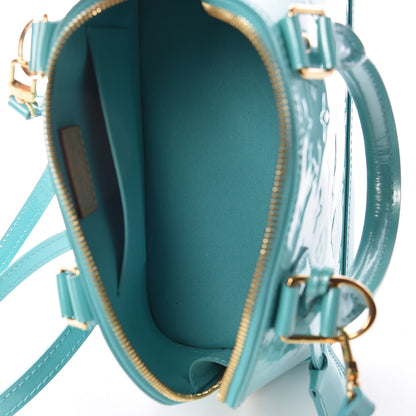 Louis Vuitton Vernis Alma BB Blue Lagon 7 of 10