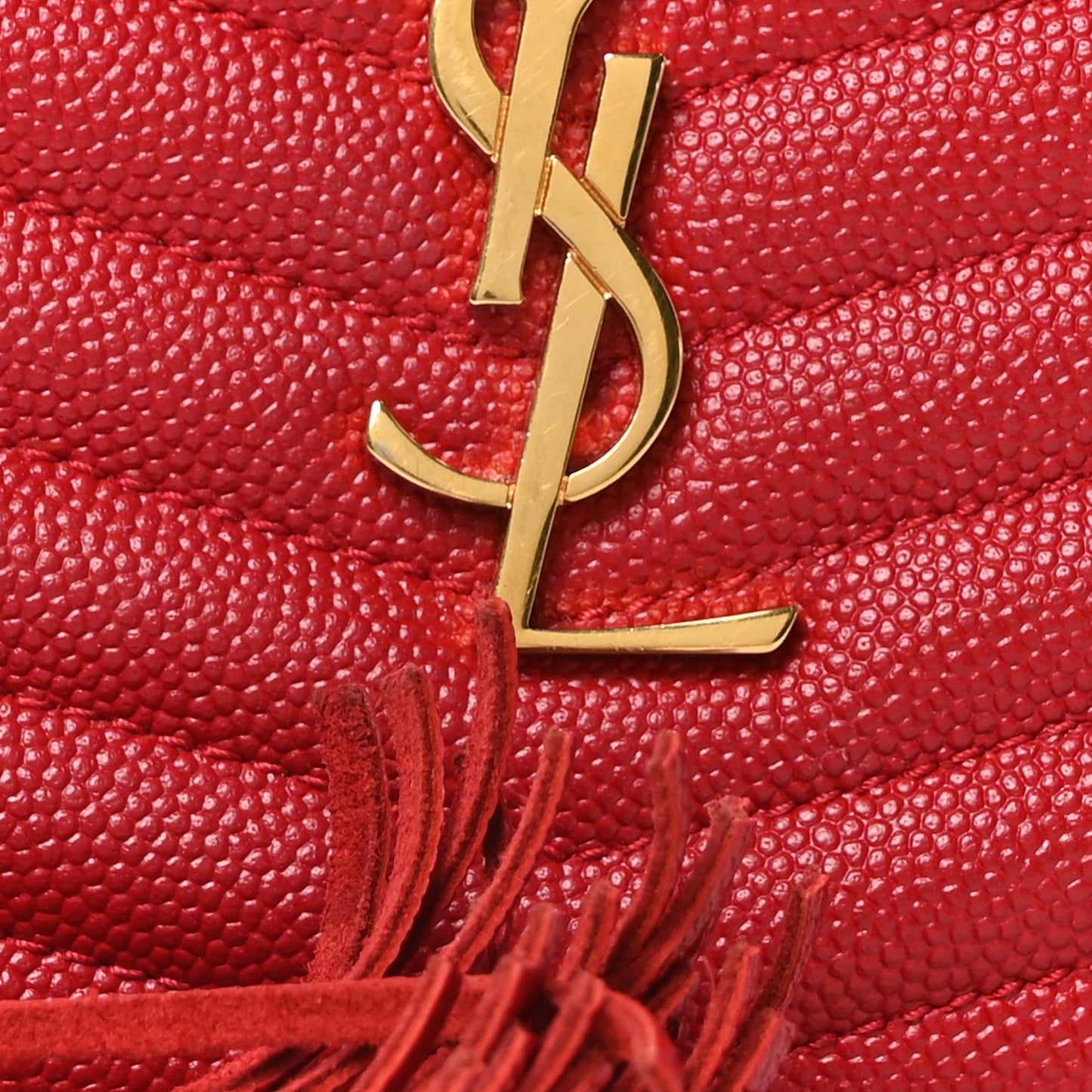 Grain De Poudre Matelasse Monogram Mini Lou Camera Bag Opyum Red