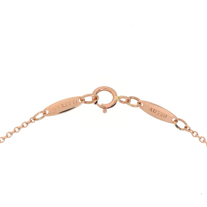 Tiffany 18K Rose Gold Diamond .03ct Elsa Peretti Diamonds by the Yard Pendant Necklace 4 of 4