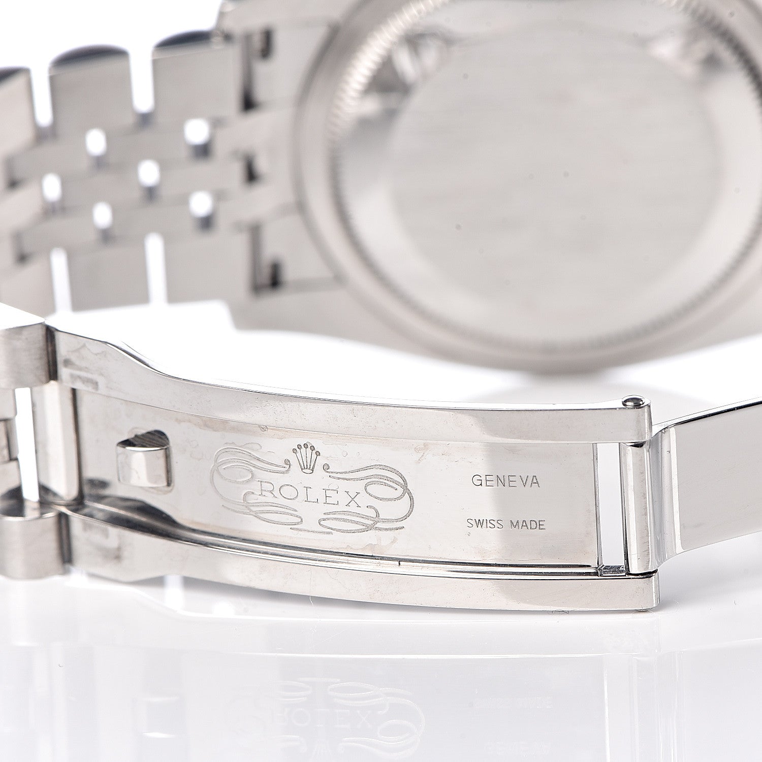 Rolex Stainless Steel 18K White Gold 36mm Oyster Perpetual Datejust Watch Blue Roman 116234 5 of 7