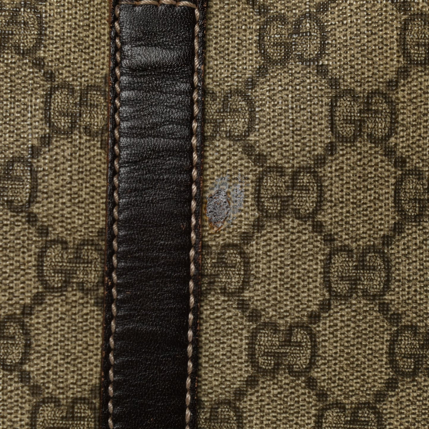 GG Plus Monogram Briefcase Dark Brown