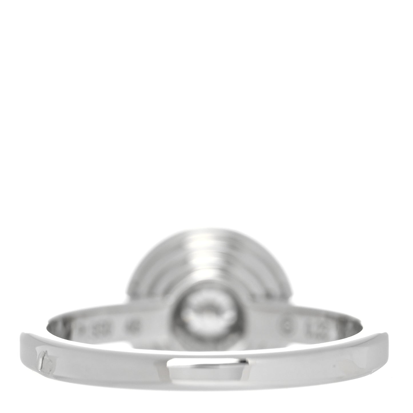 Platinum Diamond .23ct D'Amour Solitaire Engagement Ring 48 4.5