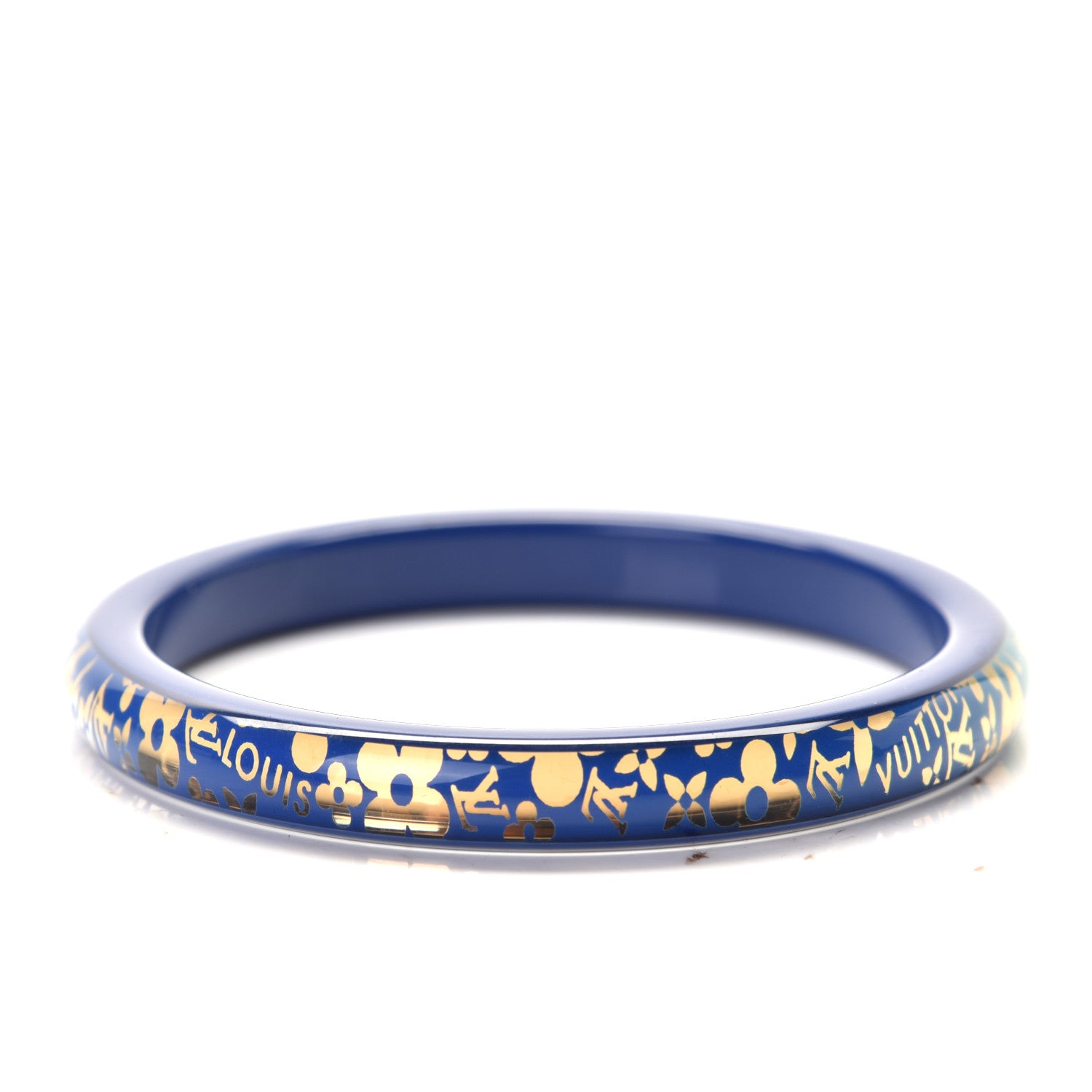 Louis Vuitton Resin Swarovski Medium Inclusion Bracelet PM Navy 2 of 3