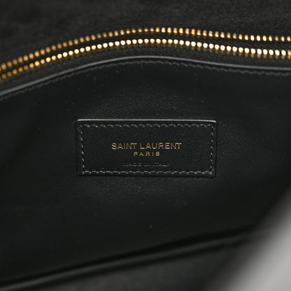 Saint Laurent Grained Calfskin Small Le 5 A 7 Soft Hobo Black 6 of 10