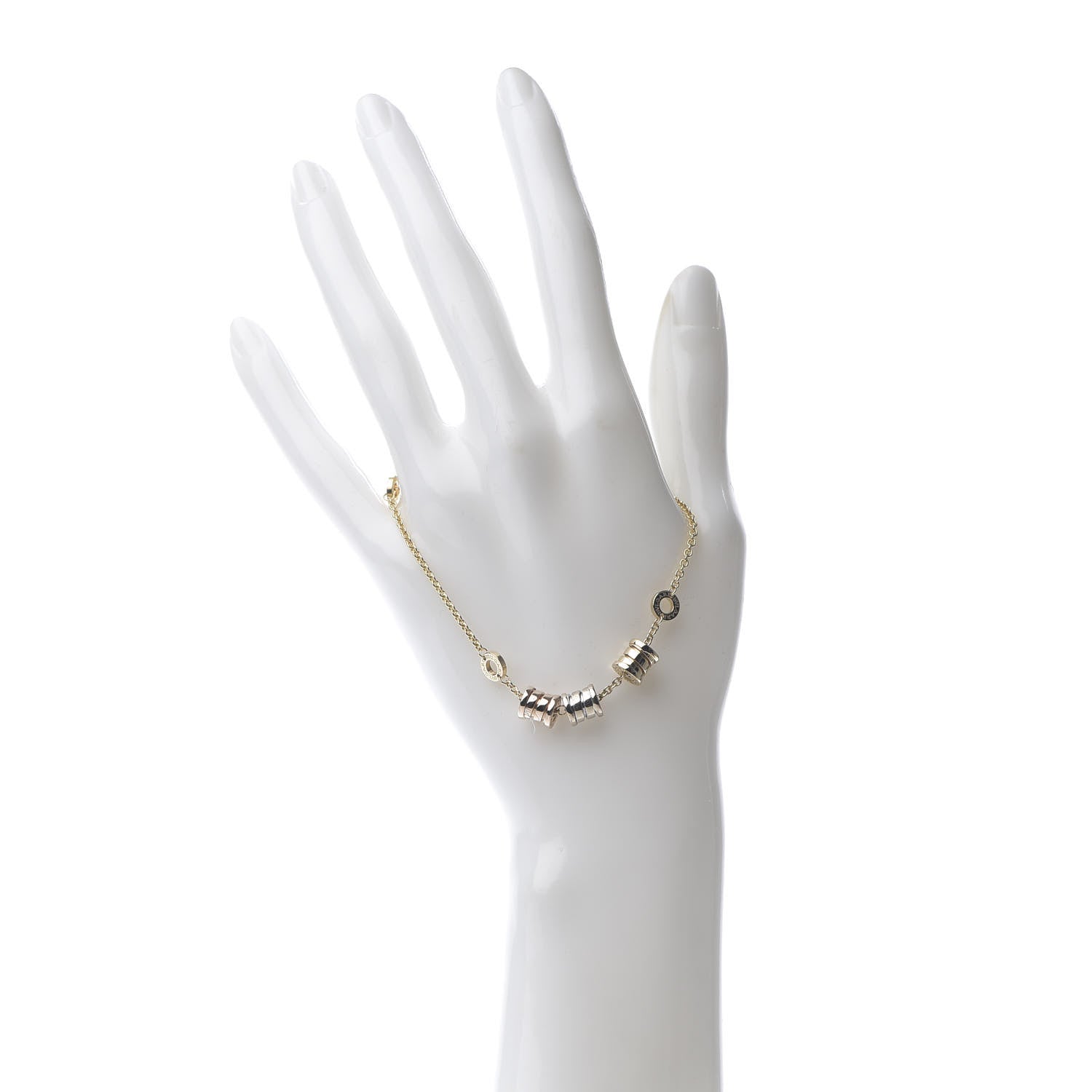 Bulgari 18K Yellow Rose White Gold B.Zero1 Bracelet 2 of 5