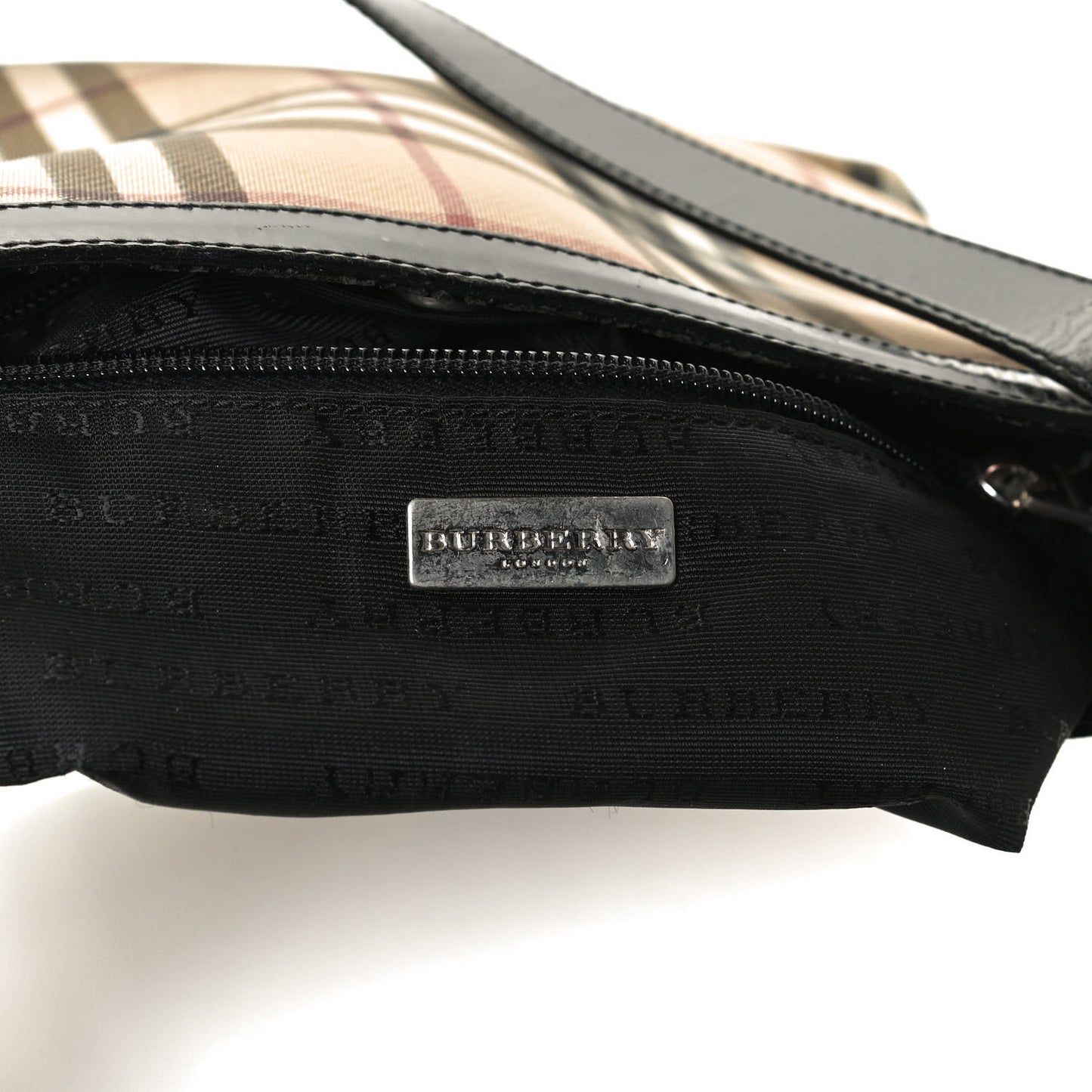 Vintage Check Shoulder Bag Black