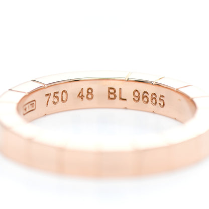 Cartier 18K Pink Gold 3mm Lanieres Ring 48 4.5 4 of 4