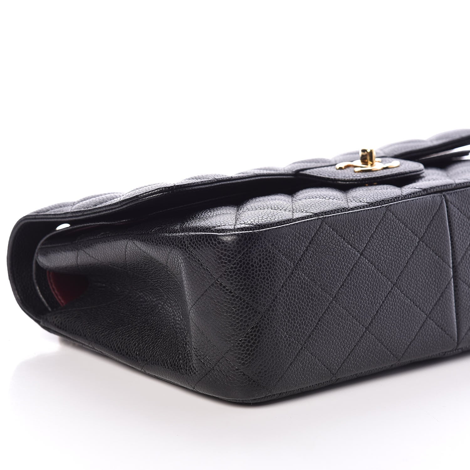 Chanel Caviar Quilted Jumbo Double Flap Black 8 of 11