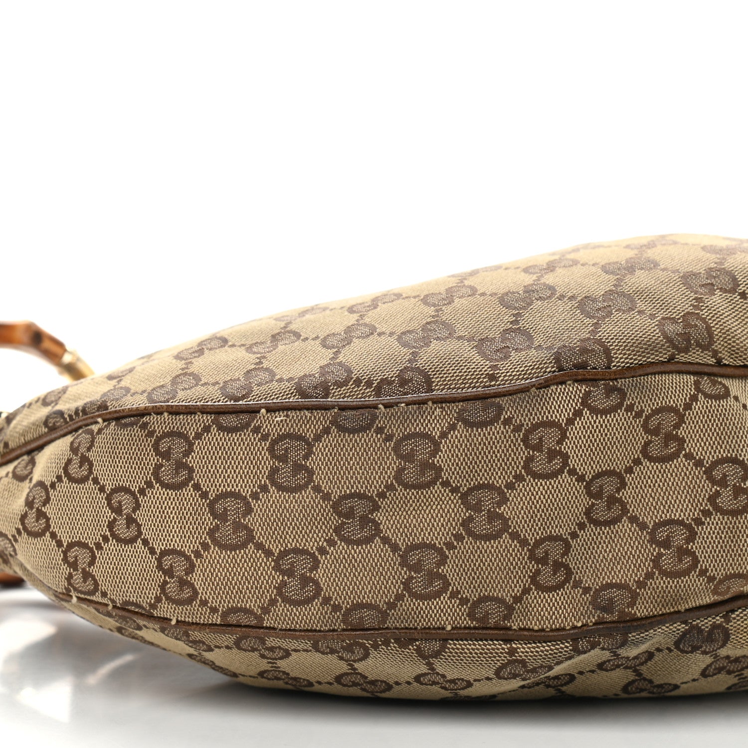 Gucci Monogram Bamboo Ring Hobo Brown 8 of 13