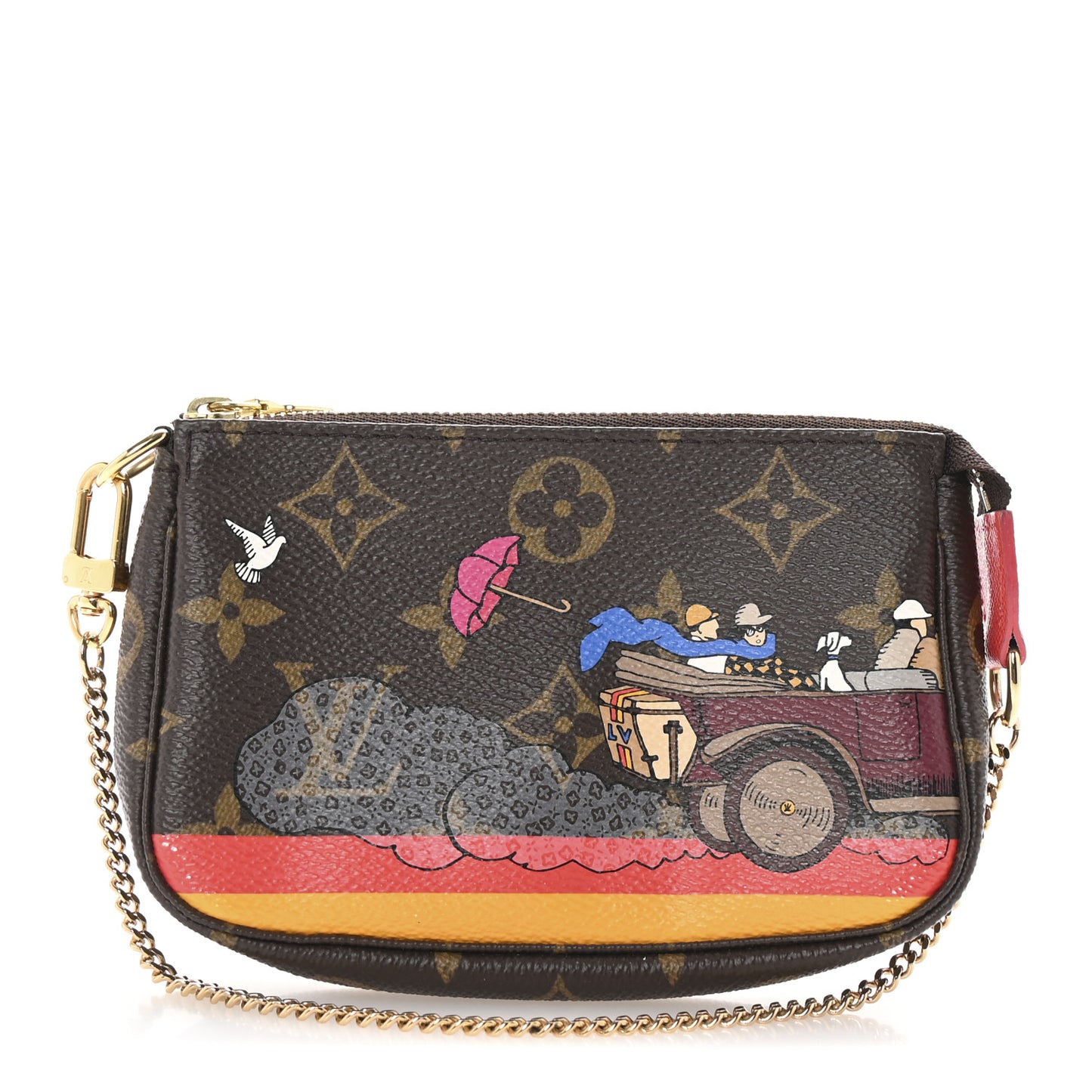 Monogram 2015 Christmas Animation Mini Pochette Accessories