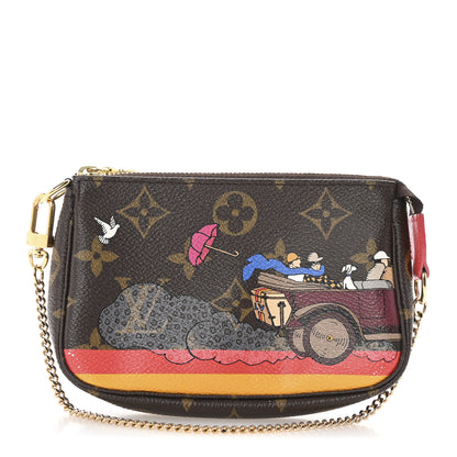 Louis Vuitton Monogram 2015 Christmas Animation Mini Pochette Accessories 1 of 6