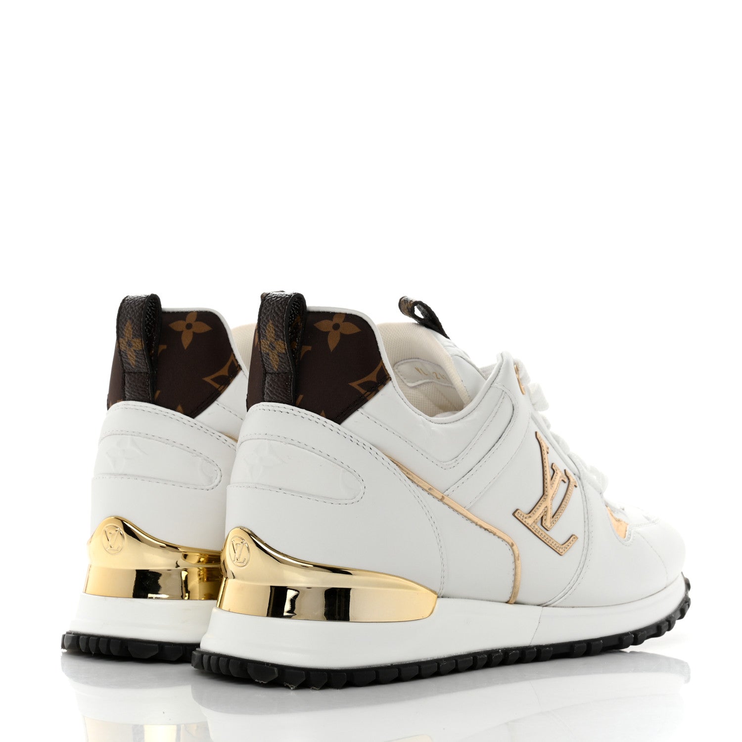 Louis Vuitton Calfskin Run Away Sneakers 38 White 4 of 9