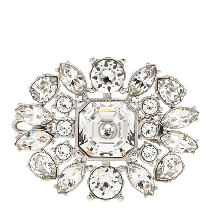 Gucci Crystal Hair Clip Silver 1 of 3