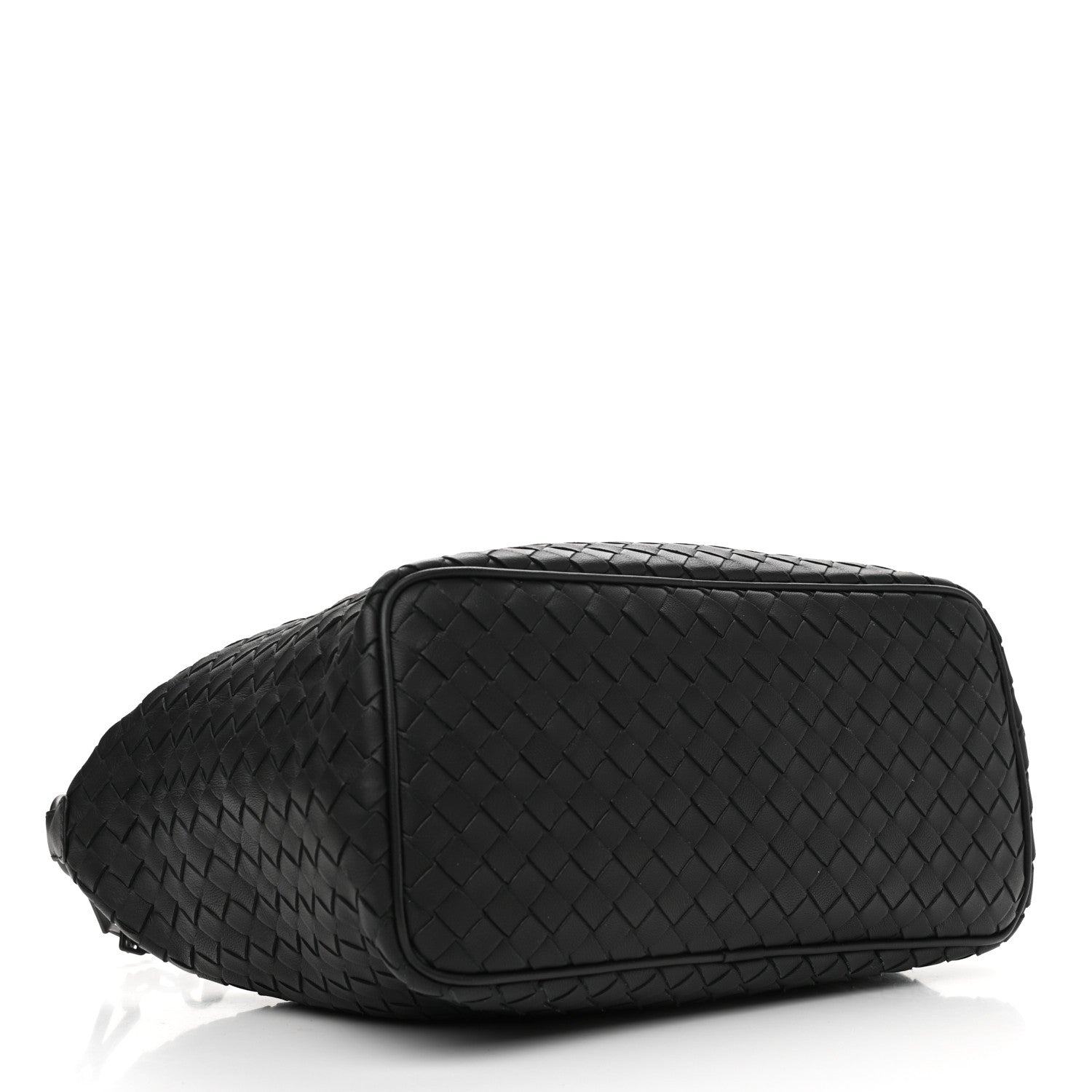 Bottega Veneta Nappa Intrecciato Small Shoulder Bag Black 4 of 10