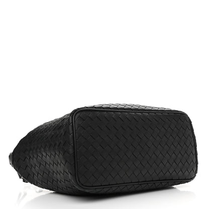 Bottega Veneta Nappa Intrecciato Small Shoulder Bag Black 4 of 10