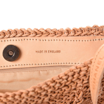 Chanel Calfskin Woven Crossbody Bag Brown 8 of 11