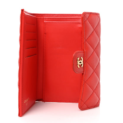 Chanel Caviar Quilted Medium Flap Wallet Red 5 of 7