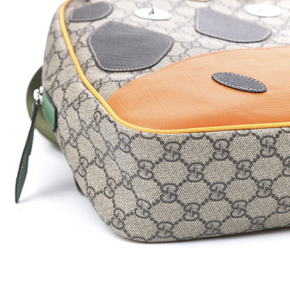 Gucci GG Supreme Monogram Kids Giraffe Backpack Ebony Multicolor 7 of 9