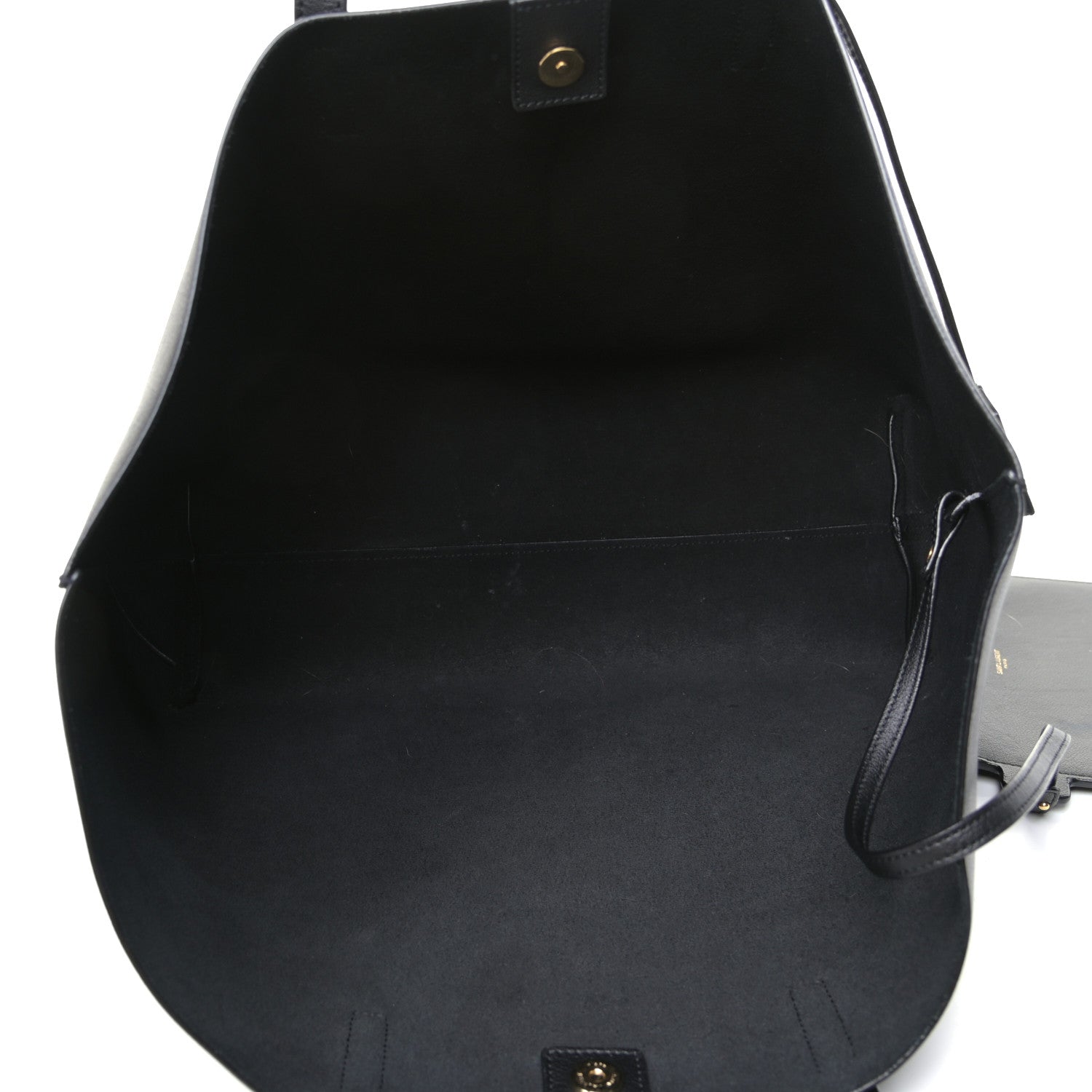 Saint Laurent Calfskin Large Shopping Tote Black 4 of 6