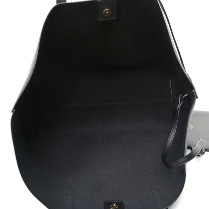 Saint Laurent Calfskin Large Shopping Tote Black 4 of 6