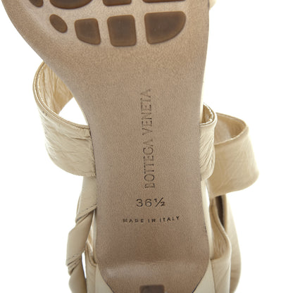 Bottega Veneta Shiny Nappa The Point Slingback 90mm Pumps 36.5 Butter 9 of 9