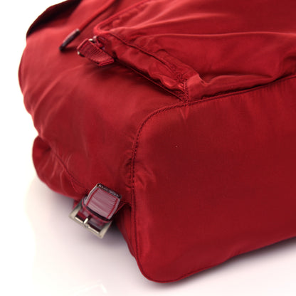 Prada Nylon Vela Single Buckle Backpack Rosso 10 of 16