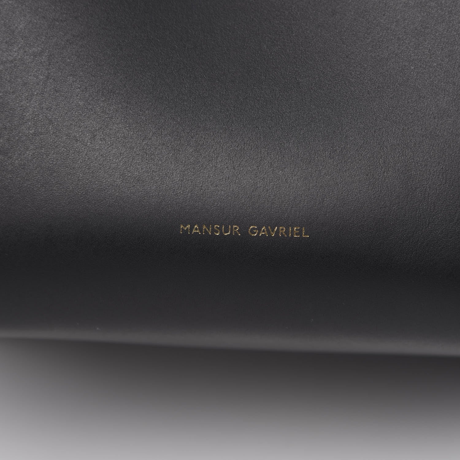 Mansur Gavriel Calfskin Bucket Bag Black Royal 7 of 11