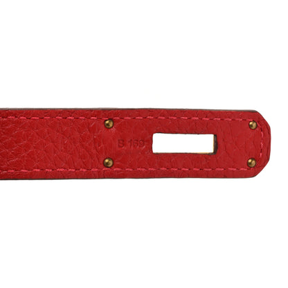 Hermes Togo Birkin 35 Rouge Casaque 7 of 12