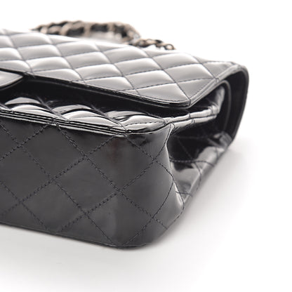 Chanel Patent Quilted Medium Double Flap Black 8 of 8